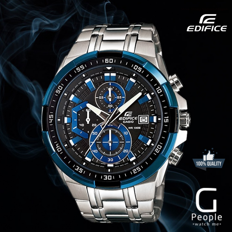 EDIGICE 1A2110239 Silver Blue Dial Watch.