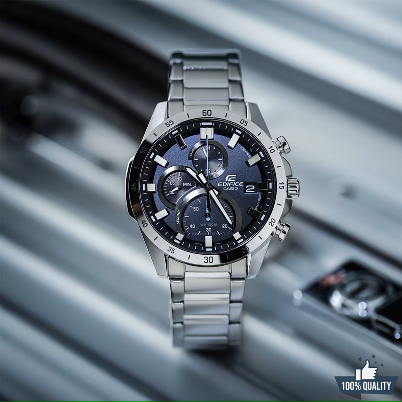 C 1A2110211 Silver Stainless Steel Black Dial.