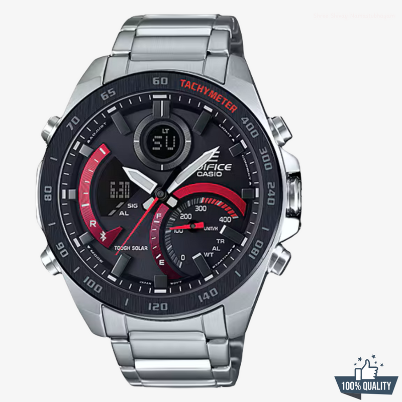 ECB -1A2110212 Edi_fic Silver Stainless Steal Watch.