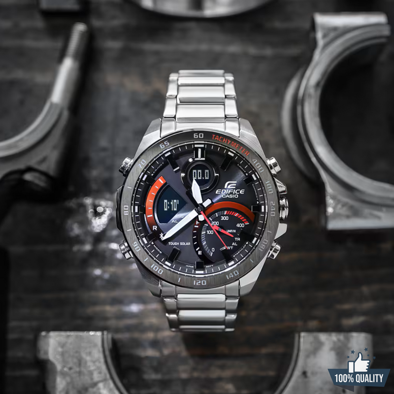 ECB -1A2110212 Edi_fic Silver Stainless Steal Watch.