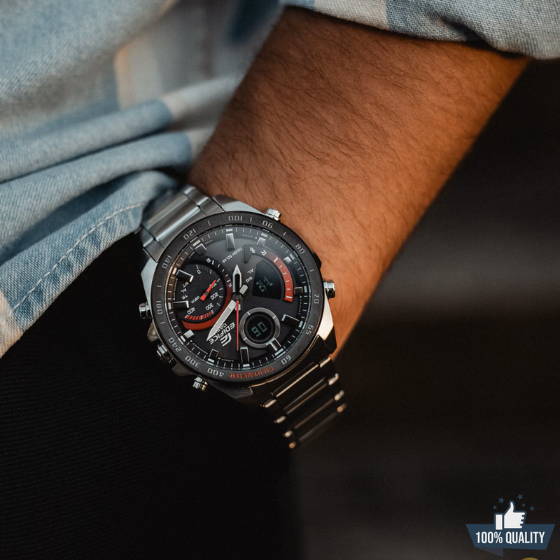 ECB -1A2110212 Edi_fic Silver Stainless Steal Watch.