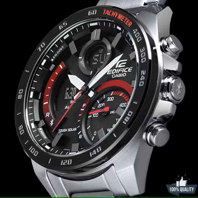 ECB -1A2110212 Edi_fic Silver Stainless Steal Watch.