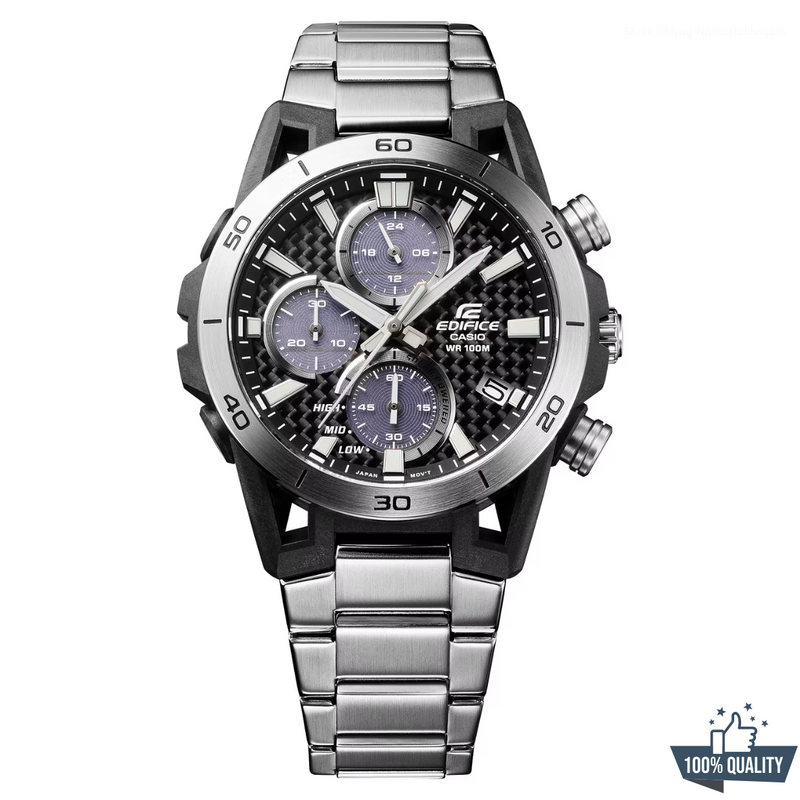 ECB -1A2110212 Edifice WR-110 Silver Black