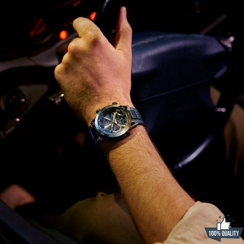 EDIGICE 2114512 Edifice Blue Honda Racing Watch.