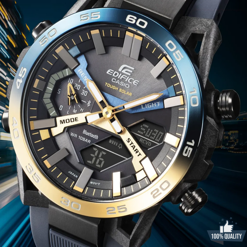 EDIGICE 2114512 Edifice Blue Honda Racing Watch.
