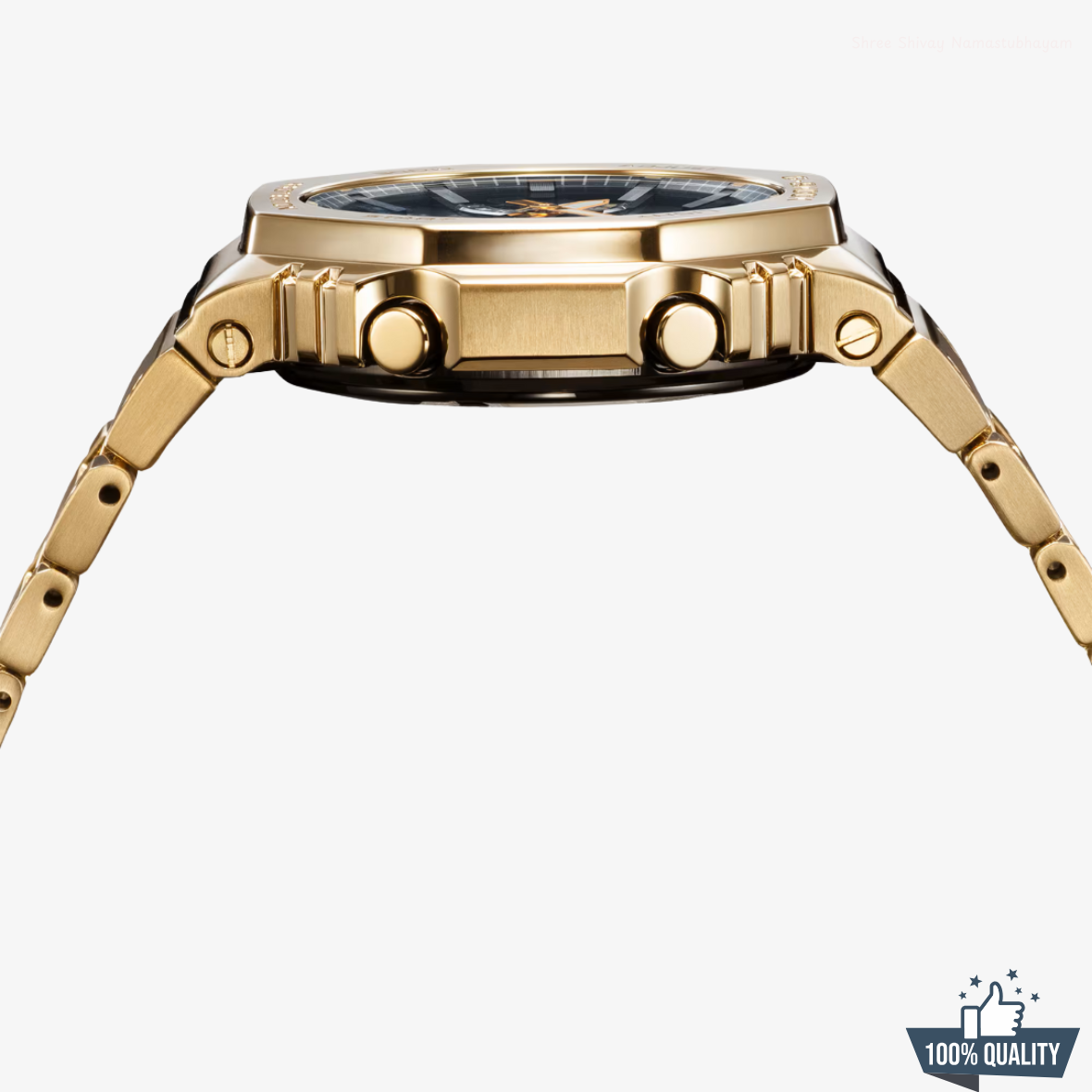 G-STEEL A-1A2110205 Golden Black Watch - Image 2